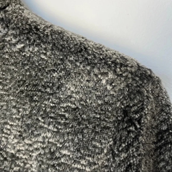 Paul & Joe Steel Grey Faux Fur Pointed Collar Jacket - Picture 4 of 5